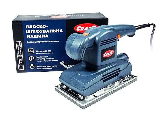Шліфмашина вібраційна Craft 320 Вт cvm320 фото
