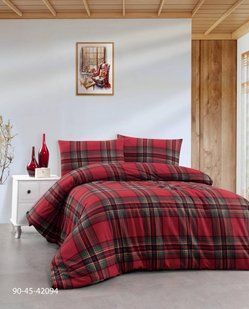 Односпальний комплект Cotton Collection Red Legacy Plaid Фланель 65163 фото