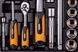 Набір інструментів MASTERTOOL PROFI &frac14;"&&frac12;" 72 шт 4-13 мм 10-27 мм CrV50BV30 протиударний кейс 78-5072-PF 29099 фото 4