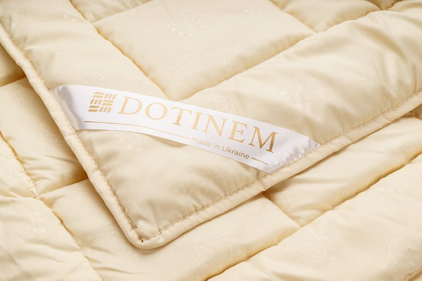 Одеяло DOTINEM DELAINE зимнее овечья шерсть полутороспальное 145х210 см (214869-1) 955472187 фото