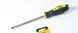 Отвёртка ударная шлицевая магнитная MASTERTOOL SL8х150 мм ручка с TPR покрытием 49-5815 26761 фото 1