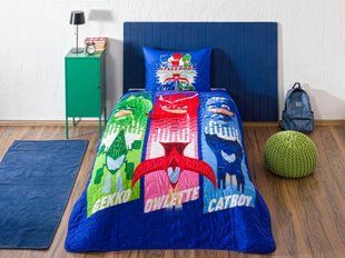 Стьобане покривало TAC Disney PJ Masks Power UP 160&times;220см + наволочка 54482 фото