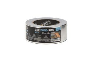 Стрічка алюмінієва MASTERTOOL GripBond Pro Metal t 150&deg;C 50 мм&times;50 м 77-1550 27823 фото