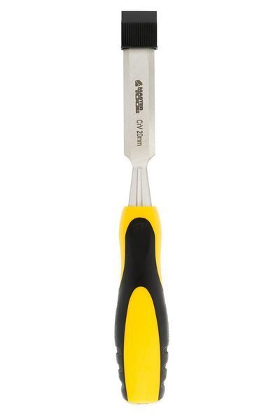 Стамеска ударна MASTERTOOL CrV 20 мм з двокомпонентною ручкою 14-1520 27077 фото
