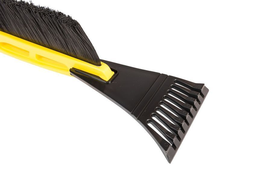Щітка для снігу автомобільна MASTERTOOL YELLOW 520 мм зі скребком 100 мм 84-0003 29190 фото