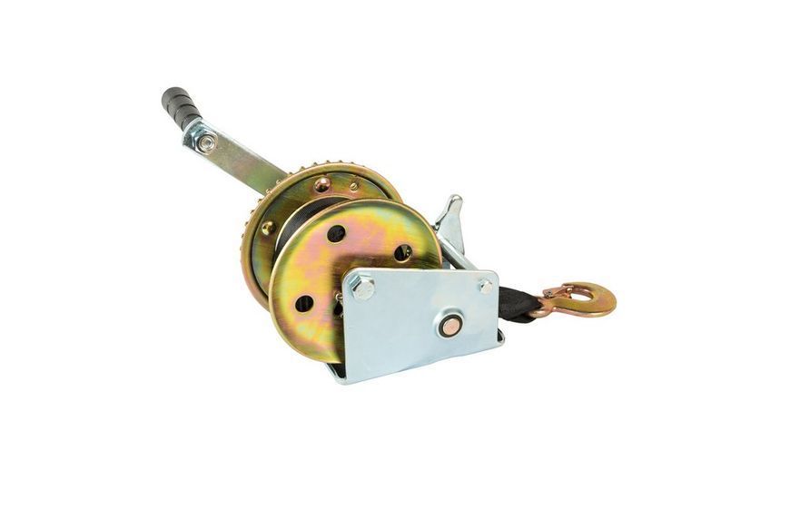 Лебідка барабанна MASTERTOOL 454 кг ремінь 8 м 86-8245 29787 фото