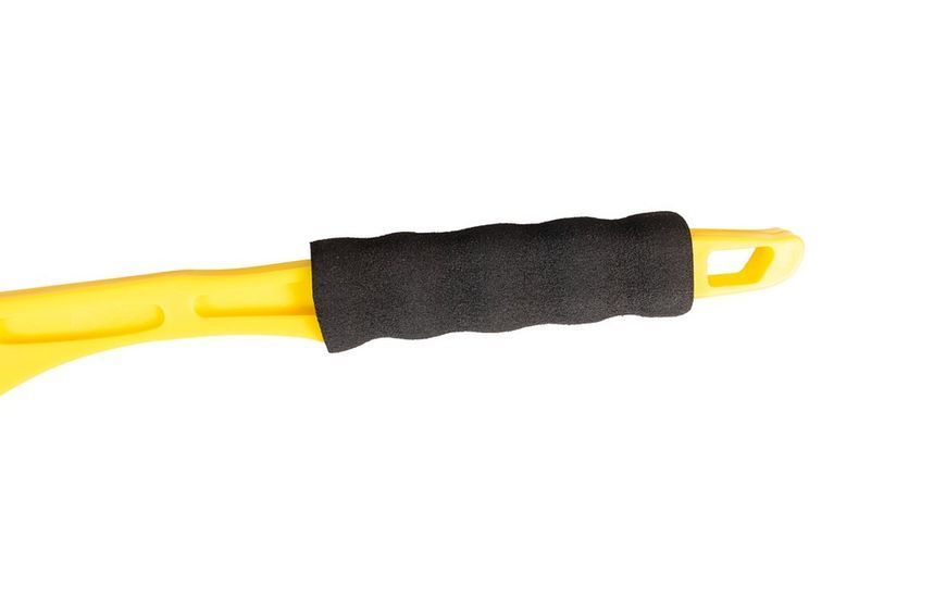 Щітка для снігу автомобільна MASTERTOOL YELLOW 520 мм зі скребком 100 мм 84-0003 29190 фото