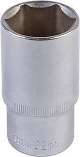 Головка торцева 6-гранна подовжена MASTERTOOL &frac12;" 32 мм L 78 мм CrV 78-0532 29263 фото