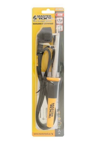 Паяльник електричний MASTERTOOL 80 Вт 220V/50Hz 400&deg;С 44-0009 26385 фото