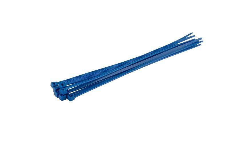 Хомут нейлоновий MASTERTOOL 3.6&times;200 мм 100 шт синій 20-1741 29492 фото
