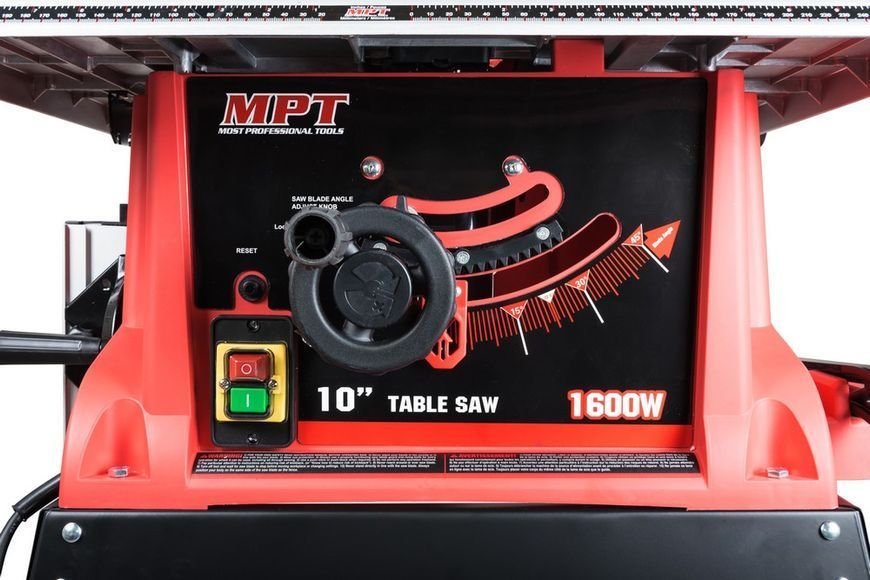 Верстат для дерева циркулярний MPT 1600 Вт 4800 об/хв 254 мм MTS2502 30101 фото