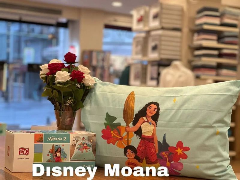 Підлітковий комплект Disney TAC Moana Ранфорс / простирадло на резинці 54464 фото