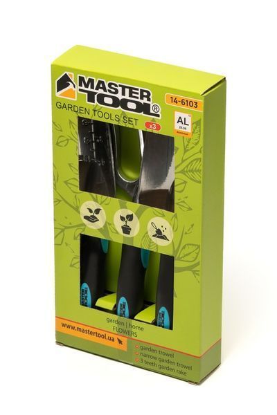 Набір садового інструменту MASTERTOOL Garden ALU 3 шт 14-6103 33232 фото