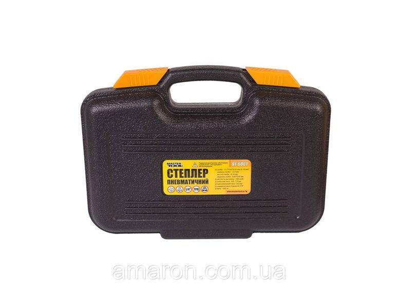 Степлер пневматический MASTERTOOL под скобу 12.7х0.65х0.95 мм (6-16 мм) 81-6001 81-6001 фото