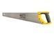 Ножівка столярна MASTERTOOL 7TPI MAX CUT 450 мм загартований зуб 3-D заточування поліроване 14-2045 25204 фото 1