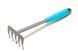 Граблі садові MASTERTOOL 5 зубів 300&times;90 мм з пластиковою ручкою 14-6183 27790 фото 1