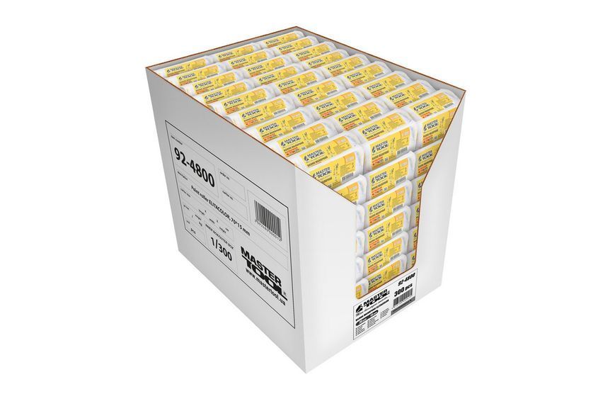 Валик малярський MASTERTOOL Elitacolor 70 x 15 x 11 мм, &Oslash; 6 мм 92-4800_Р 32901 фото