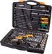 Набір інструментів MASTERTOOL PROFI &frac14;"&⅜"&&frac12;"&TORX 121 шт 4-13 мм 9-19 мм 20-32 мм Е8-Е20 CrV50BV30 протиударний кейс 78-5121 27434 фото 1