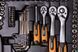 Набір інструментів MASTERTOOL PROFI &frac14;"&⅜"&&frac12;"&TORX 121 шт 4-13 мм 9-19 мм 20-32 мм Е8-Е20 CrV50BV30 протиударний кейс 78-5121 27434 фото 3