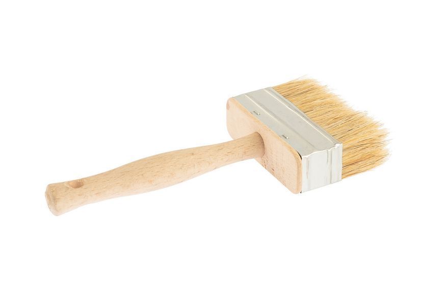 Макловиця MASTERTOOL 90&times;30 мм натуральна щетина з дерев'яною ручкою 91-9209 25916 фото