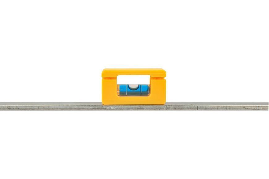 Рівень будівельний магнітний MASTERTOOL TORPEDO 230 мм, 3 капсули (1 знімна) 30-0895 30302 фото