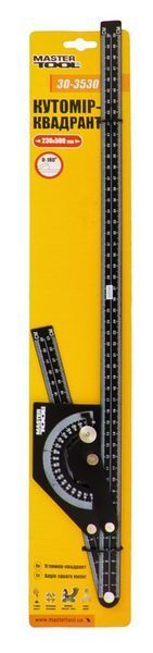 Кутомір-квадрант MASTERTOOL 500х230 мм 30-3530 27273 фото