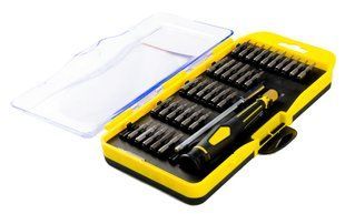 Насадки викруткові MASTERTOOL прецинзійні з тримачем набір 36 шт 40-0165 25982 фото
