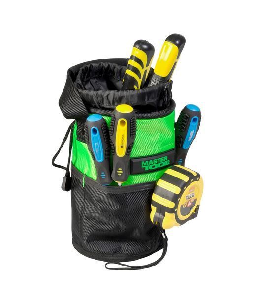 Сумка для інструментів MASTERTOOL відкрита 220&times;145 мм 10 кишень посилене дно 1680 DEN 79-1937 27936 фото