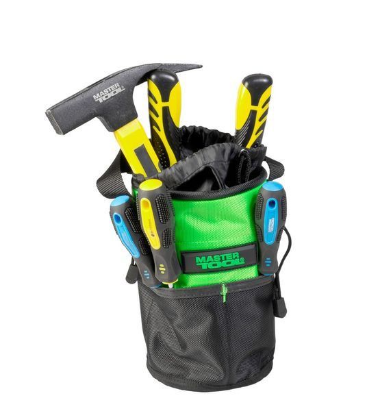 Сумка для інструментів MASTERTOOL відкрита 220&times;145 мм 10 кишень посилене дно 1680 DEN 79-1937 27936 фото