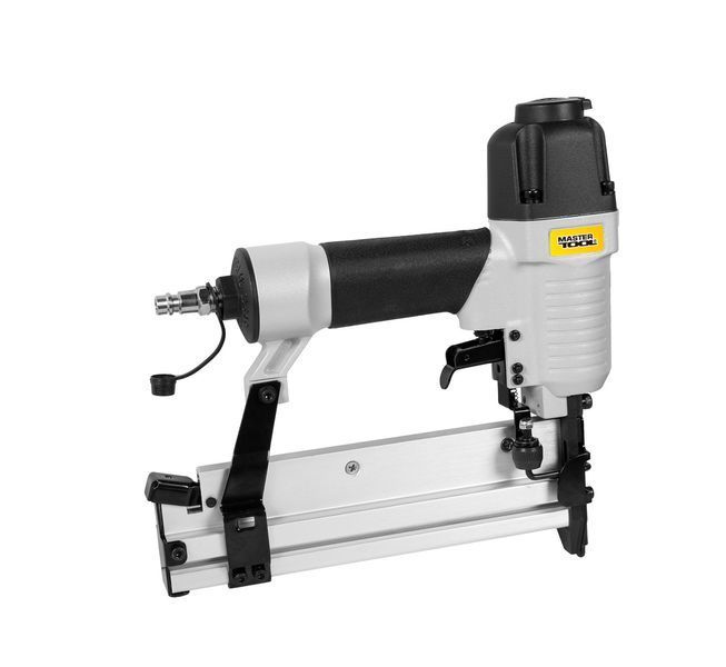 Степлер пневматичний MASTERTOOL 2-в-1 скоба тип 90 (5,7&times;1,0&times;1,25 мм) 16&ndash;40 мм / цвях тип 18GA (1,0&times;1,25 мм) 10&ndash;50 мм, 4,0&ndash;7,0 бар, у кейсі 81-6002 29158 фото