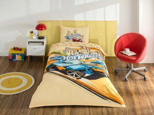 Підлітковий комплект Disney TAC Hot Wheels Winner Ранфорс / простирадло на резинці 60292 фото