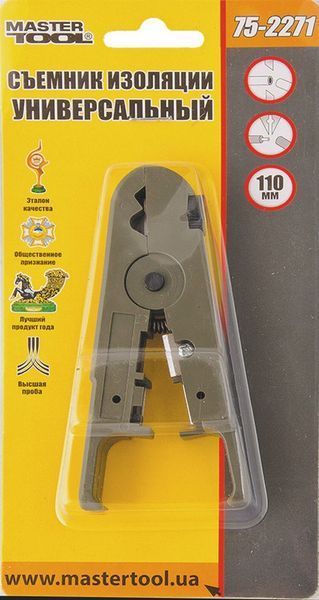 Знімач ізоляції проводів універсальний MASTERTOOL 0.5-9.5 мм&sup2; 75-2271 26108 фото