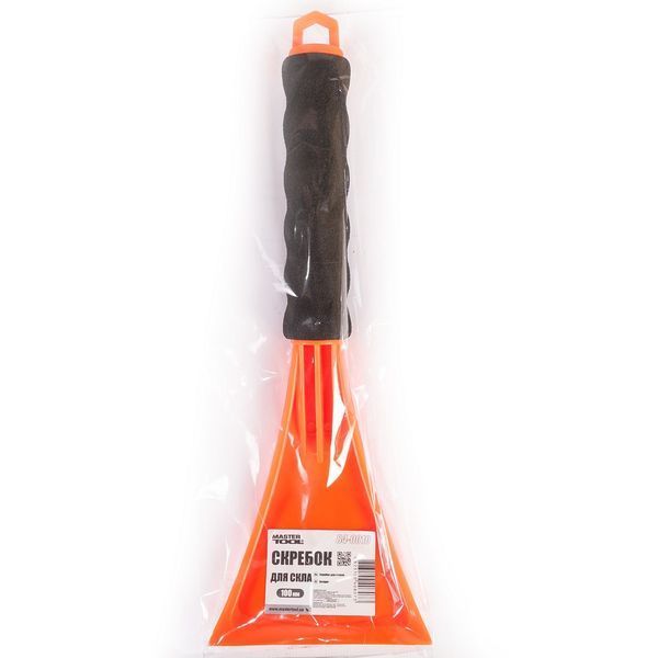 Скребок автомобільний для льоду MASTERTOOL 100х280 мм з ручкою 84-0010 29197 фото