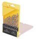 Набір свердл для металу MASTERTOOL 13 шт HSS WHITE 2-8 мм plastic box 11-0513 27518 фото 1