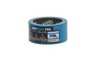 Стрічка малярна для фасадних робіт MASTERTOOL GripBond Pro Exterior 48 мм&times;25 м синя 79-9893 34908 фото
