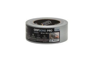 Стрічка армована MASTERTOOL GripBond Pro Strong t 70&deg;C 50 мм&times;50 м сіра 77-2550 26994 фото
