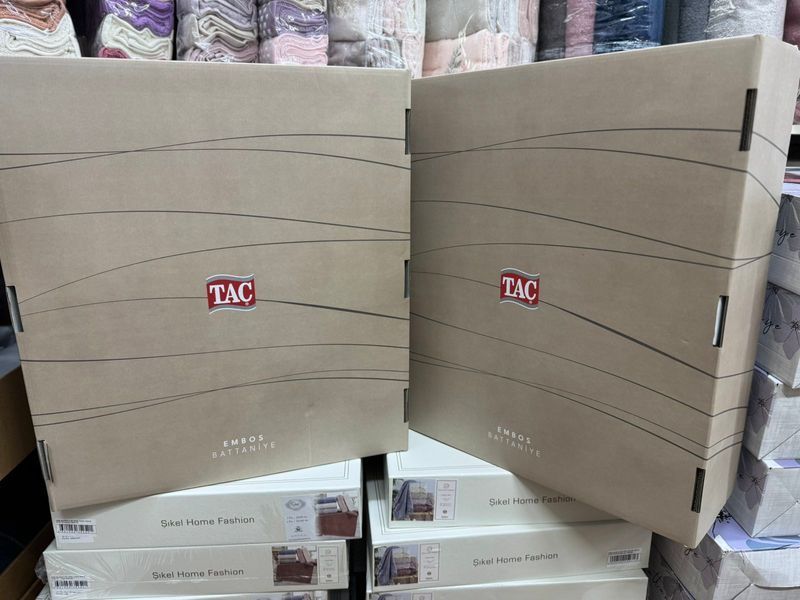 Плед TAC Embos Ekru 220&times;240см 68324 фото