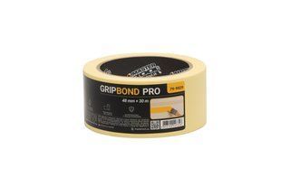 Стрічка малярна універсальна MASTERTOOL GripBond Pro 48 мм&times;30 м жовта 79-9929 34909 фото