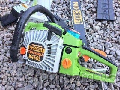Бензопила ProCraft K450 Металл 2 шины + 2 цепи !!! 3000911 фото