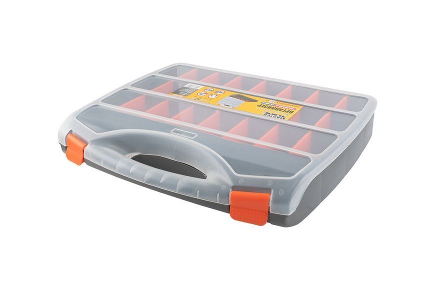 Органайзер MASTERTOOL з ручкою 19" 480х380х80 мм 24 секції 79-3128 26115 фото