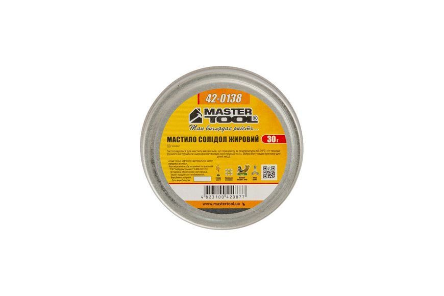 Мастило солідол жировий MASTERTOOL 30 г 42-0138 24690 фото