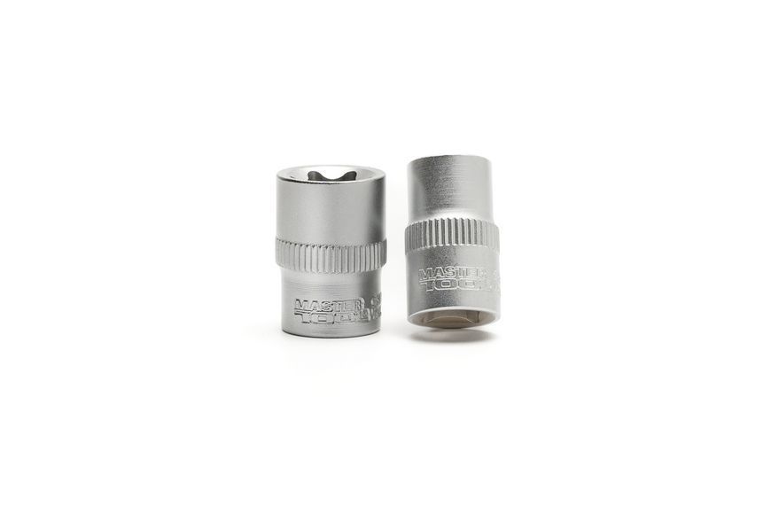 Набір головок торцевих E-TORX MASTERTOOL ⅜" E5-E16 CrV 9 шт 78-3809 33122 фото