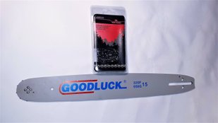 Шина + Цепь + Напильник. Супер Комплект GoodLuck 40 см на бензопилы 8088 фото