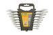 Ключі ріжкові MASTERTOOL набір 8 шт (6-20, 22 мм) CrV SATIN FINISH DIN3110 70-2108 25540 фото 2