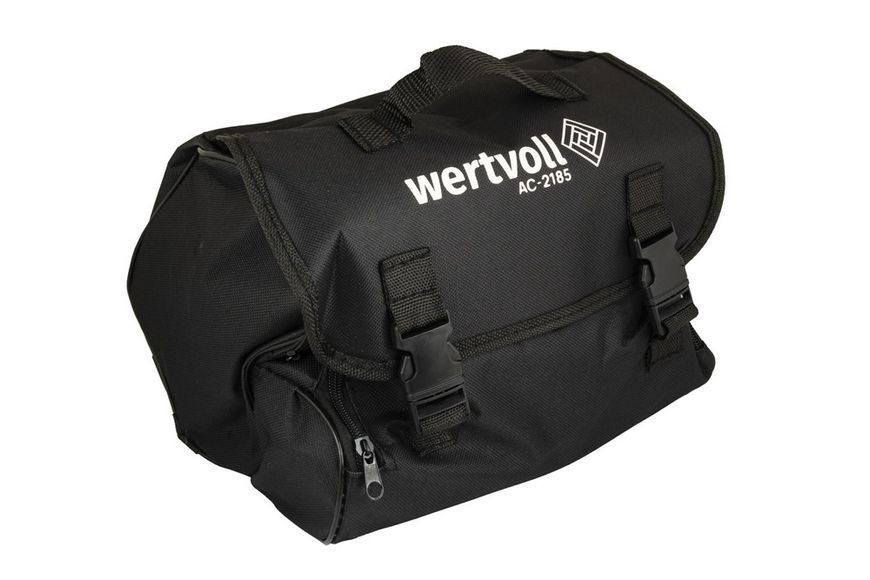 Компресор автомобільний двопоршневий WERTVOLL 12 V 150 PSI 25 A 300 Вт 85 л/хв сумка AC-2185 30510 фото