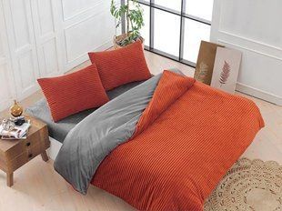 Двоспальний Євро комплект Merinos Eternity Kiremit Мікрофібра Плюш 68207 фото