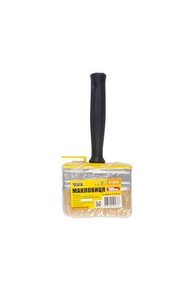 Макловиця MASTERTOOL 100х30х40 мм натуральна щетина з пластиковою ручкою 91-9610 27606 фото