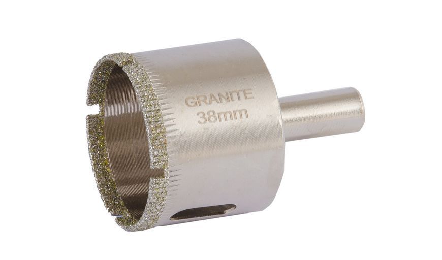 Свердло для скла та кераміки GRANITE трубчасте з алмазним напиленням 38 мм 2-01-238 25114 фото