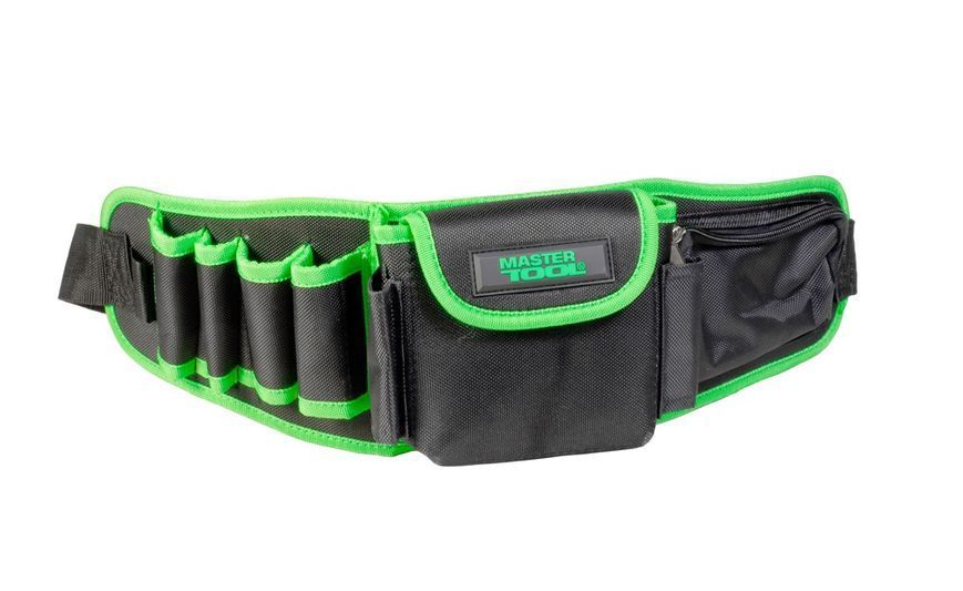 Пояс для інструментів MASTERTOOL монтерський 1300&times;160 мм 9 кишень 1680 DEN 79-1933 27290 фото