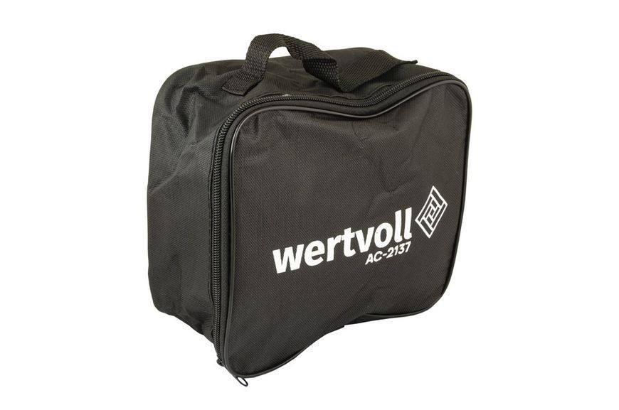 Компресор автомобільний WERTVOLL 12 V 150 PSI 8 A 100 Вт 37 л/хв сумка AC-2137 30513 фото